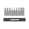 Tekton 1/4 Inch Bicycle Bit Set with Rail, 9-Piece (No. 2, 3/16 in., T25, 2-6 mm) DZZ93003 - alternate 3